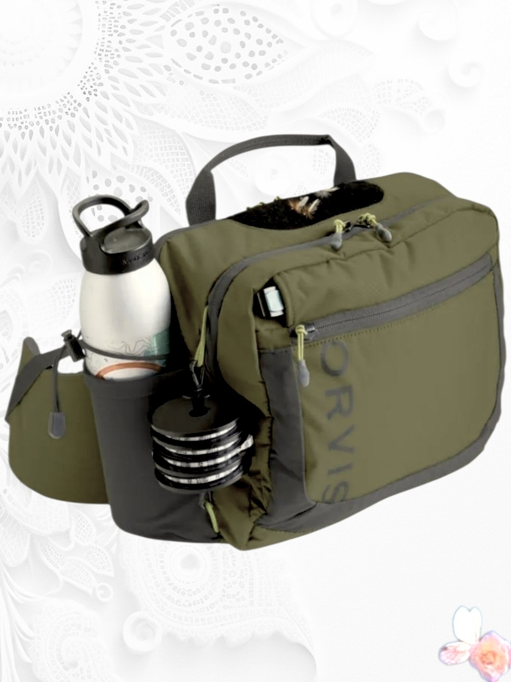 Premium Orvis Safe Passage Hip Pack - Olive Green Fishing Gear Bag (NWOT)